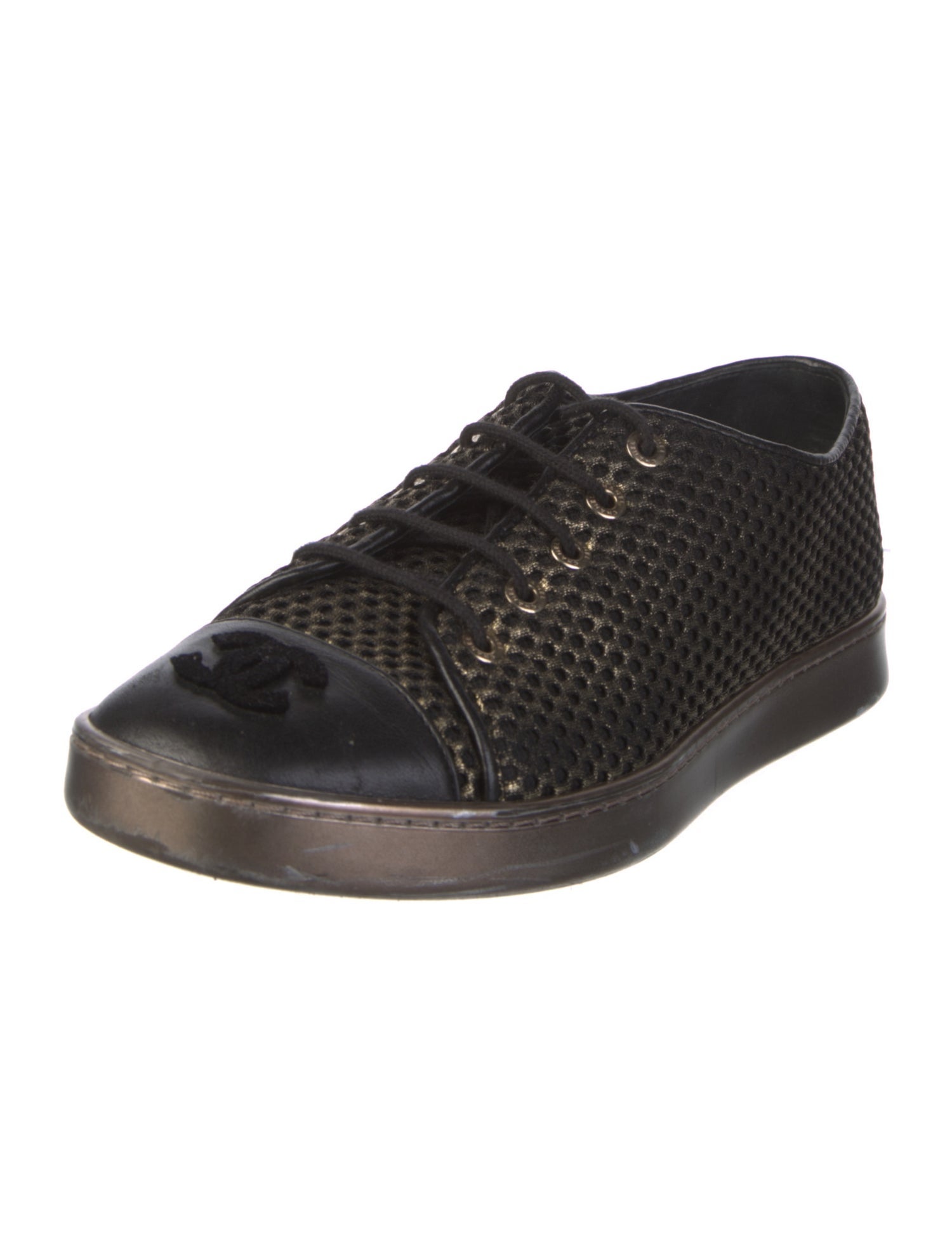 Chanel 2016 Interlocking CC Logo Sneakers
